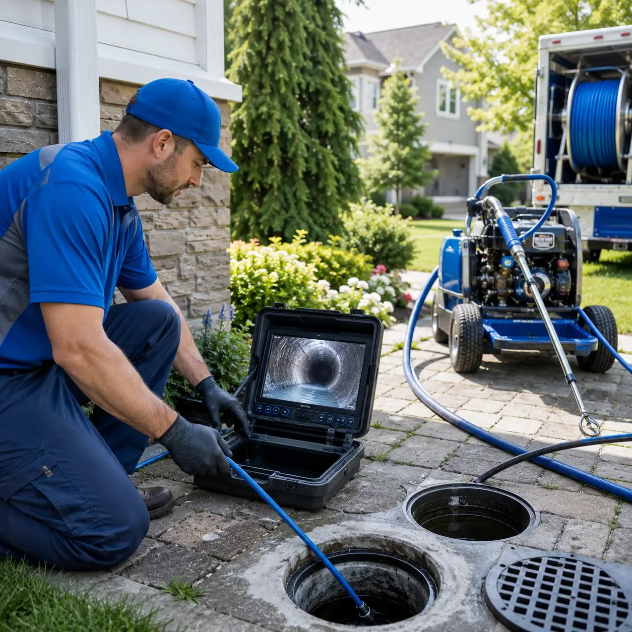 Outdoor drain cleaning professionals serving Normanna, TX